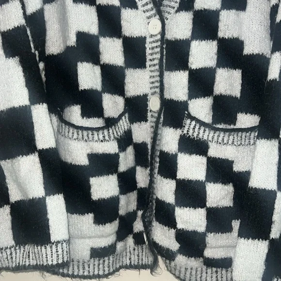 BiBi Monochrome Knit Cardigan medium - Picture 2 of 6